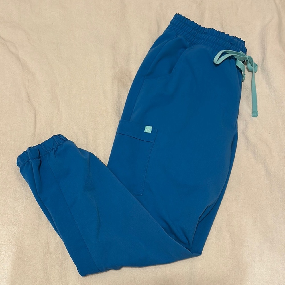 Garde Malade ROSIE RE-GARDE Scrub Joggers in Capri Blue